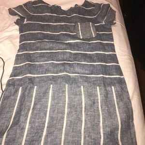 Lou & Gray Linen Tee Dress Size Small